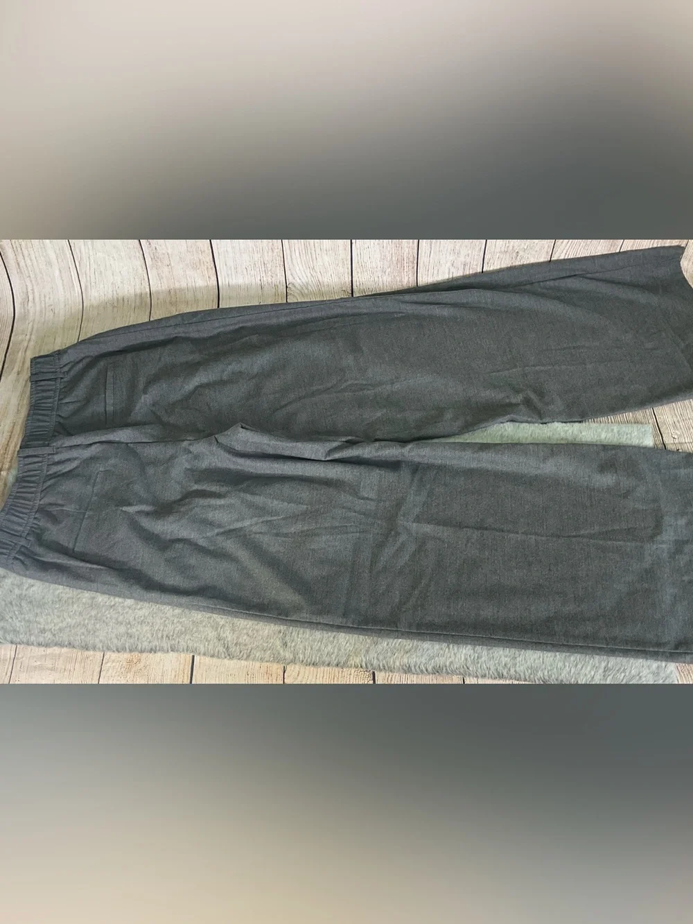 Anthropologie Melange Gray Wide Leg Trousers Size M - Picture 9 of 16